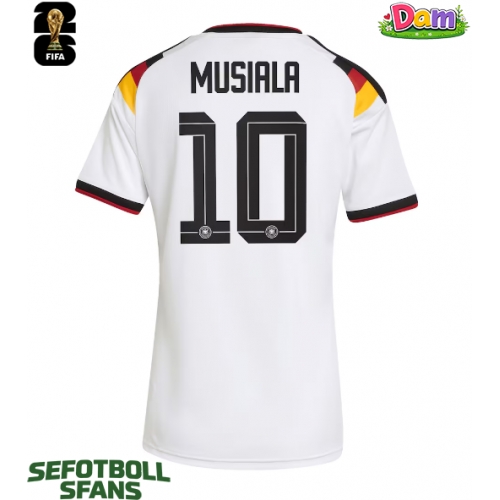 Tyskland Jamal Musiala #10 Hemmatröja Kvinnor VM 2026 Kortärmad